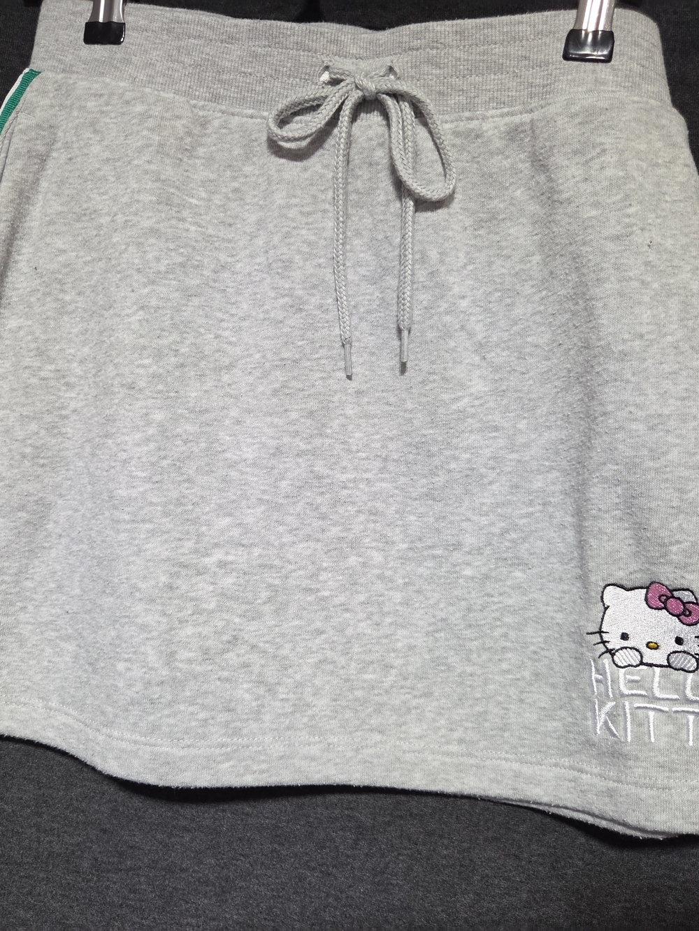Hello Kitty Women's Grey Drawstring Skirt Sz Small